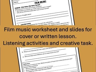 Music Cover Work: Film Music