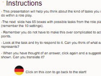 Role Play Practise (Edexcel German 2026)