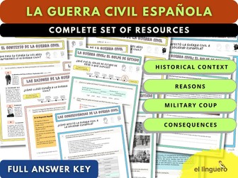 A level Spanish - Spanish Civil War Bundle