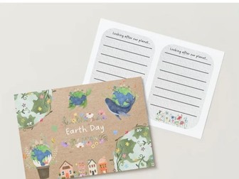 Earth Day - Writing Prompt