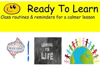 Class Routines_setting the learning tone.