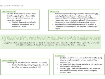 All of Elizabethan history.