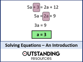 Introduction to Solving Equations