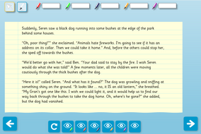 Interactive Highlighter Text Analysis - Adventure Story Chapter 1 - Guy Fawkes KS2