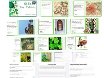 San Patricio - St Patrick Spanish GCSE booklet/PPT/PDF Past tense practice