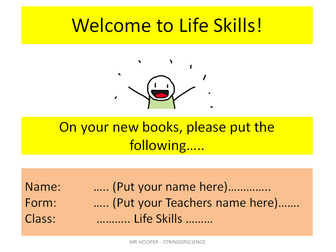 Life Skills! 5 Lesson Bundle