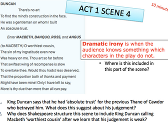 Act 1 scene 3 Macbeth - All Hail Macbeth