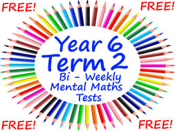 FREE Year 6 Mental Maths Test - PowerPoint Presentation - Block 2