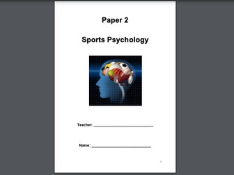 A-Level PE (OCR) Sports Psychology Bundle