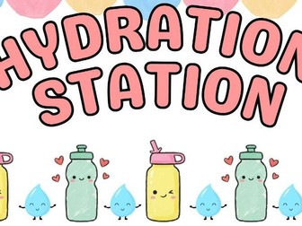 Water Bottles Poster
