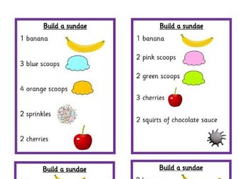Following Instructions - Building a Sundae