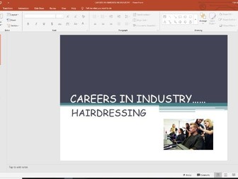 Careers in the hairdressing industry and CV writing