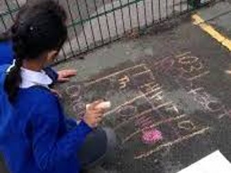 Year 4 Outdoor Maths Adventures: Number & Place Value Activities