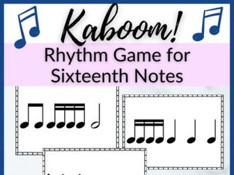 Semiquaver Note Kaboom! Rhythm Game for Elementary Music Centers