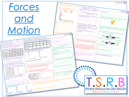 Forces and Motion Revision Mats (2) (Section1 iGCSE Physics, Edexcel)