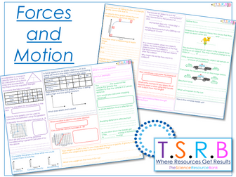 iGCSE Physics Section 1: Forces and Motion Worksheets | Teaching Resources