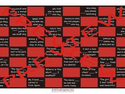Relative Clauses Checker Board Game
