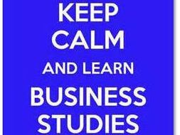 OCR GCSE 9-1 Business 2017 Spec Knowledge Organisers