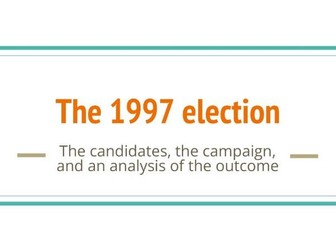 AQA A Level Politics The 1997 Election Analysis