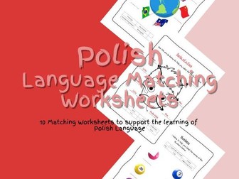 Polish Language Matching Worksheets