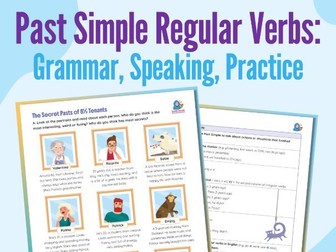 Past Simple Regular Verbs | Story-Based Grammar & Speaking Lesson | No Prep