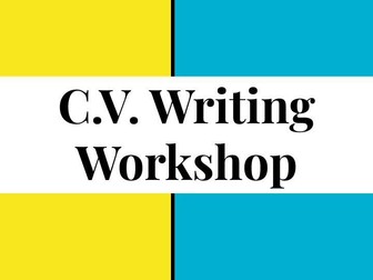 C.V Writing Workshop