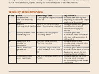 "Dance Scheme of Work – 6-Week Choreography Unit"