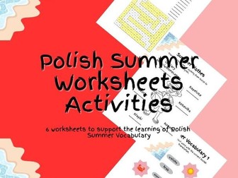 Polish Summer Worksheets Activity