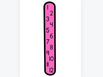 Rainbow Times Tables Display