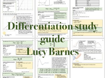 Mathematics - Differentiation Study Pack