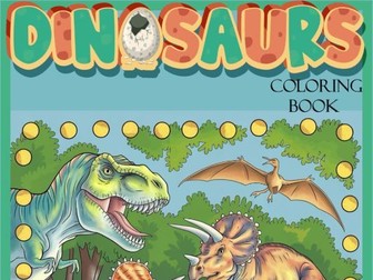 Dinosaur Coloring Book for Kids