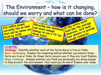 Environment Issues - Global Citizenship