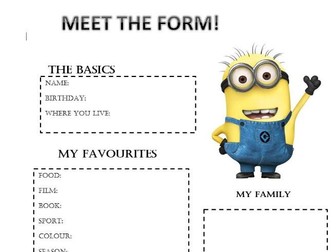Form/Tutor Time Task