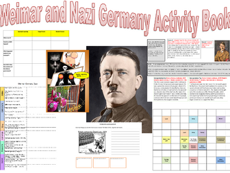 Weimar and Nazi Germany GCSE History revision activities book