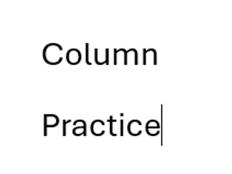 Column Method Practice