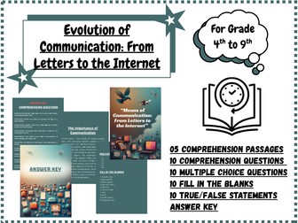 “From Letters to the Internet: The Evolution of Communication | Reading  & Activities (Grades 4–9)”