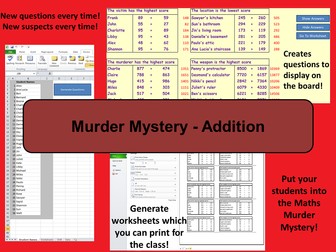 Custom Reusable Murder Mystery - Addition