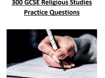 300 GCSE Religious Studies Practice Questions (Eduqas Short Course)