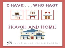 I have ... Who has? ESL house and home vocabulary activity