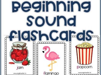 Beginning sound flashcards