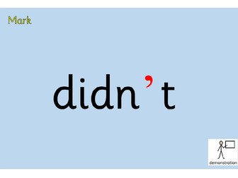 Making Contractions (Year 2)