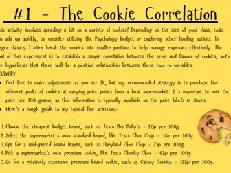 Correlational methods in Psychology - Teaching activities