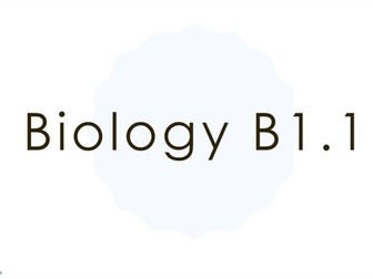 OCR Biology B1.1: Cell Structure Unit