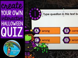 create your own halloween quiz in powerpoint by okinawangirl