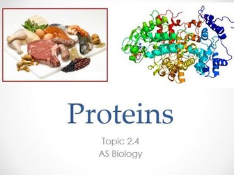 Proteins [AS Biology 9700]