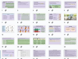 AQA Psychology Learning Theory of Attachment NEW 2025 Specification