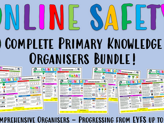 Online Safety Complete Primary Knowledge Organisers Bundle!