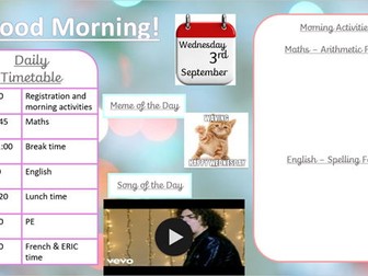 KS2 Morning Slides