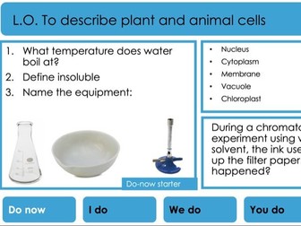 Introduction to plant and animal cells KS3