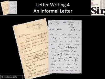 Letter Writing Project 4 - Informal Letter